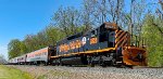 WE 7024 brings the consist west now.